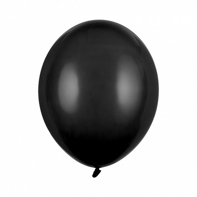 10 Balloons Black 30cm